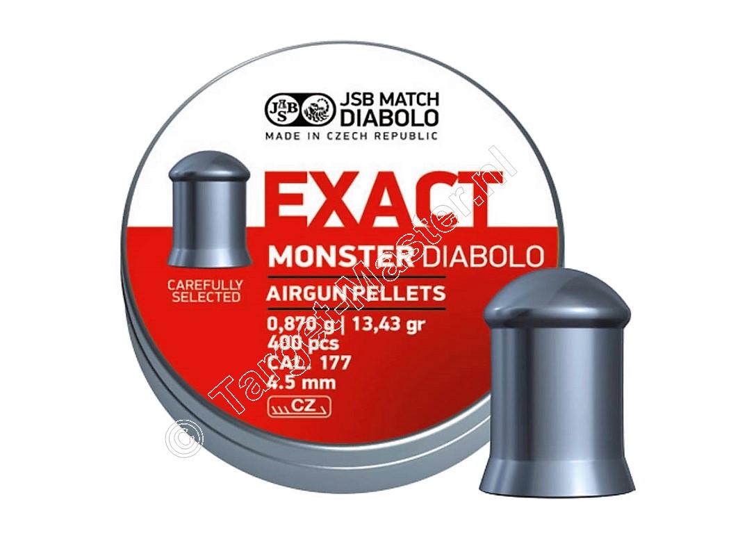 JSB Exact Monster 4.50mm Luchtdruk Kogeltjes blikje 400